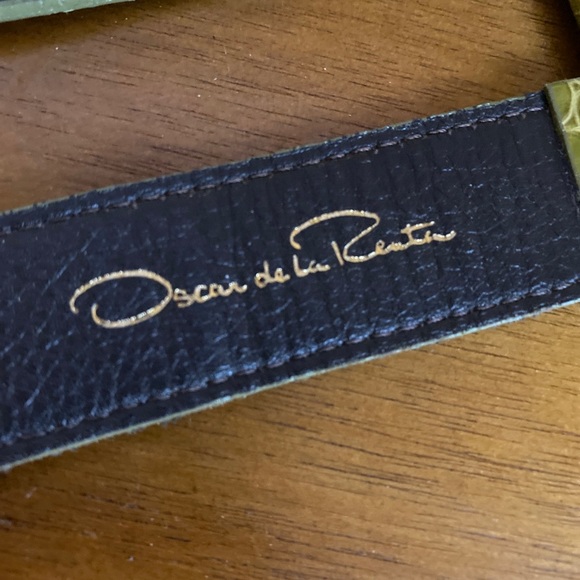 Oscar De La Renta Alligator Belt! Size XS main image 6
